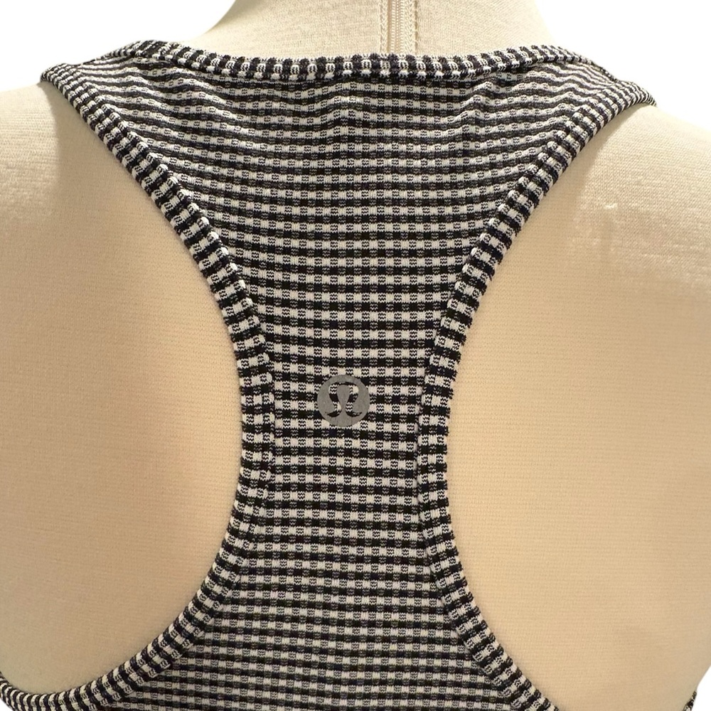 Lululemon Gingham Racerback Tank - Picture 2 of 6